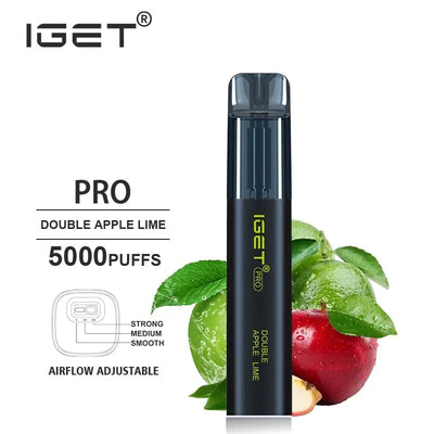 Buy IGET PRO Double Apple Lime | 5000 Puffs Vape India