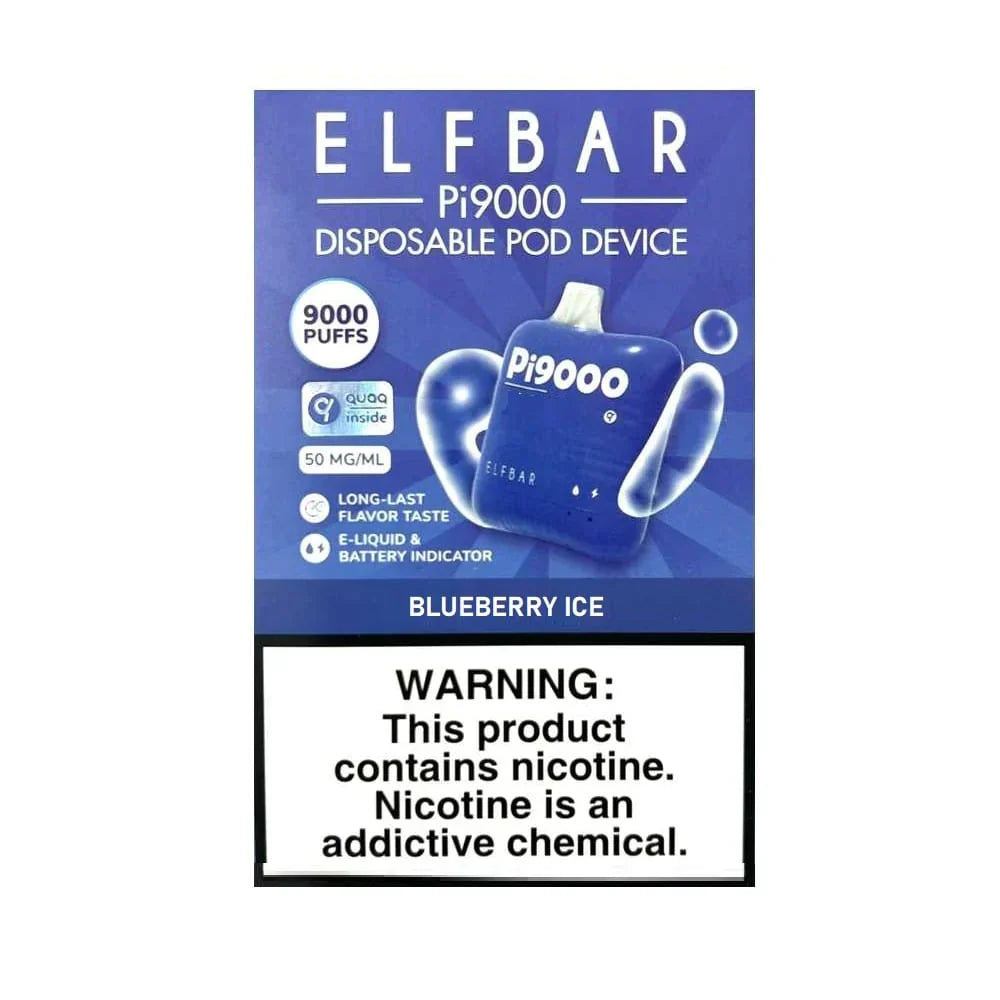 ELF BAR Pi9000 (9000 puffs) - blueberry ice